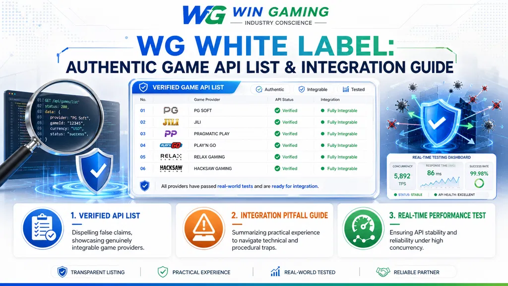 别被“支持”忽悠了！WG包网真实能接的游戏接口清单   接入避坑实录